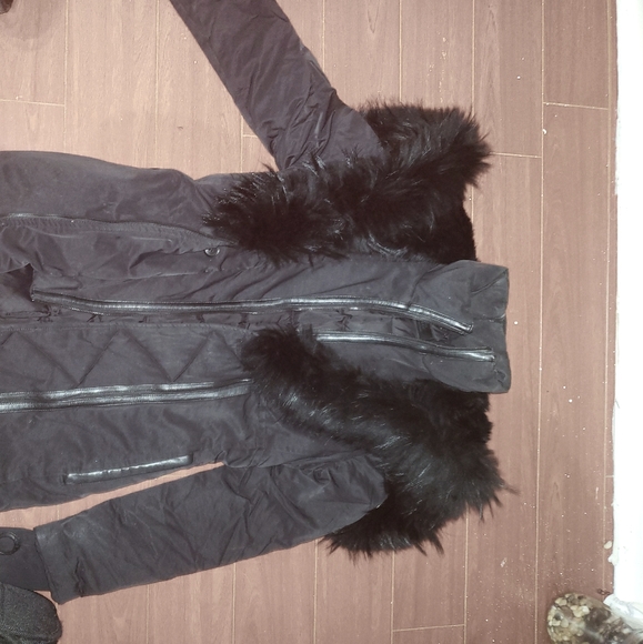 XS RUDSAK DOWN FILLED FUR HOODED JACKET - Picture 1 of 5